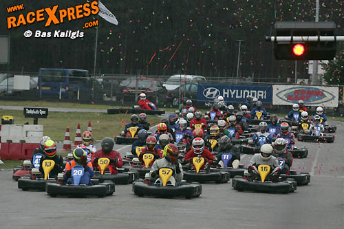 Start races Kartbaan Berghem